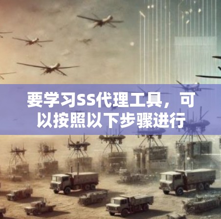 要学习SS代理工具，可以按照以下步骤进行
